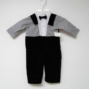 VTG Michael James formal romper . made in USA